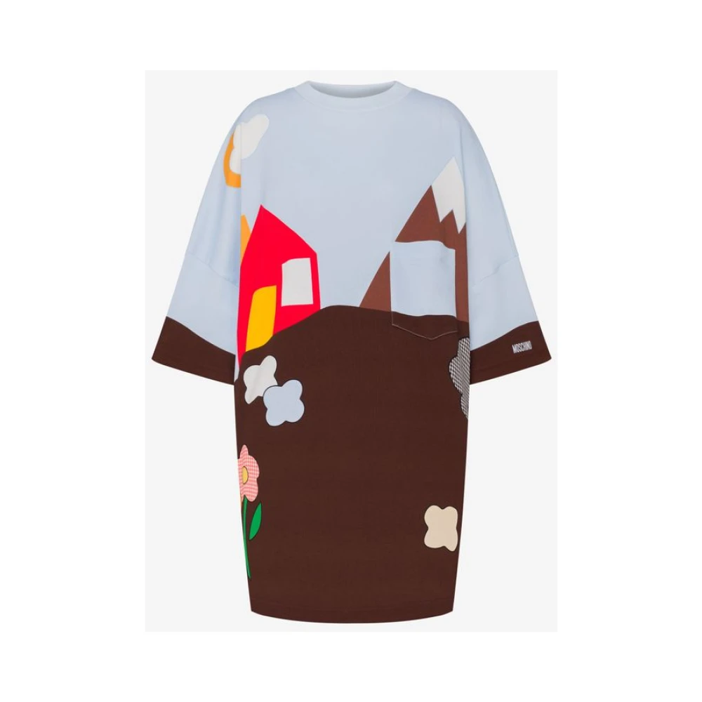 Moschino Women's Heavy Cotton Oversize Dress Archive