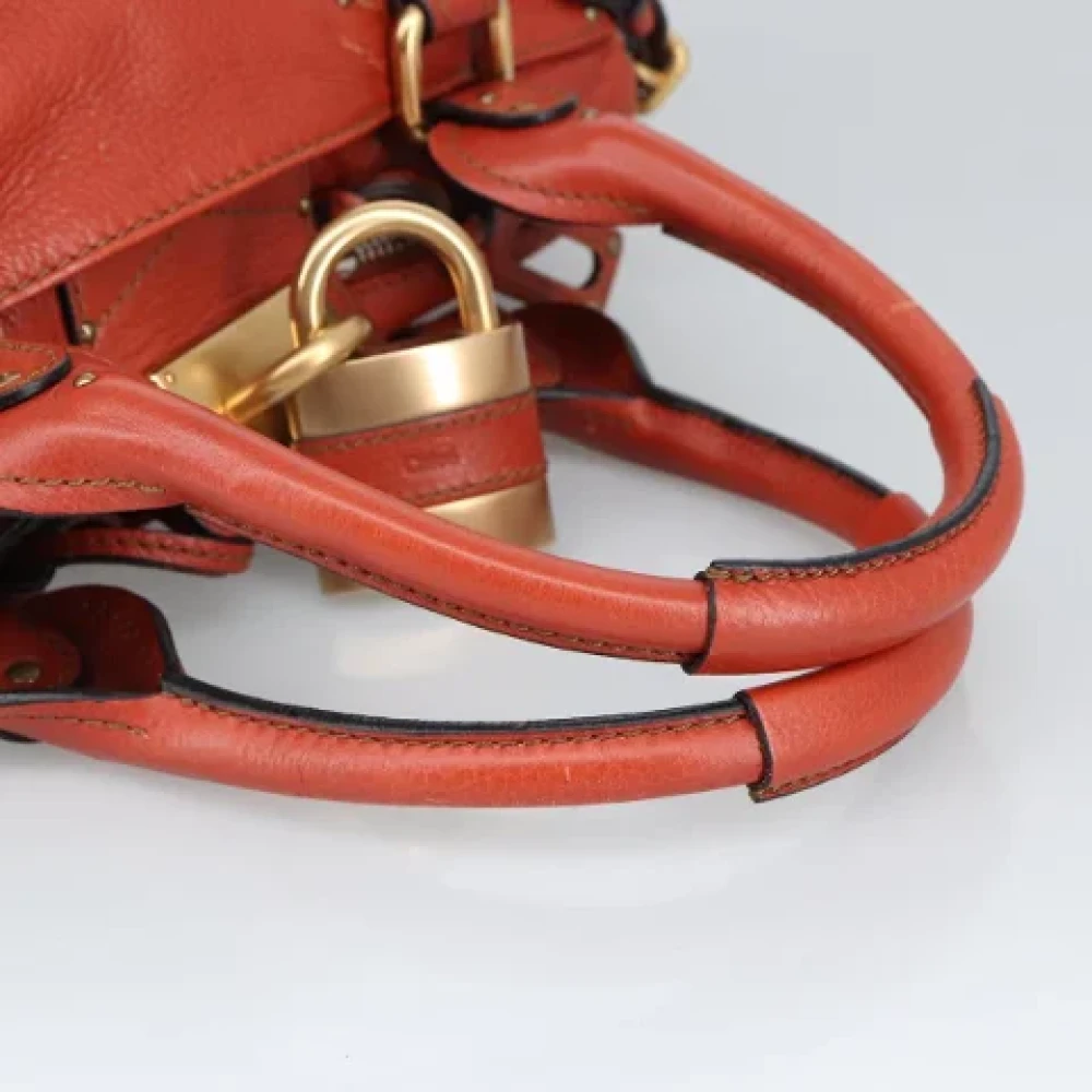 Chloé Pre-owned Leather handbags Brown Dames