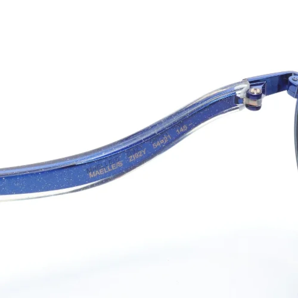 Jimmy Choo Pre-owned Metal sunglasses Blue Dames