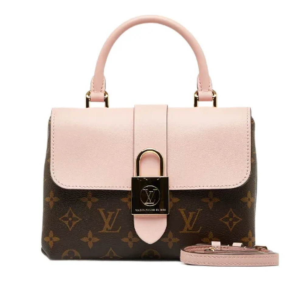 Louis Vuitton Vintage Pre-owned Canvas handbags Pink Dames