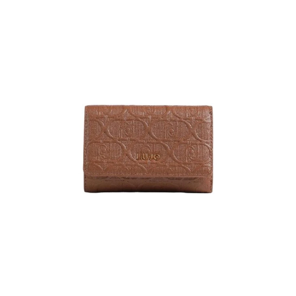 Liu Jo Zwarte Synthetische Damesportemonnee Brown Dames