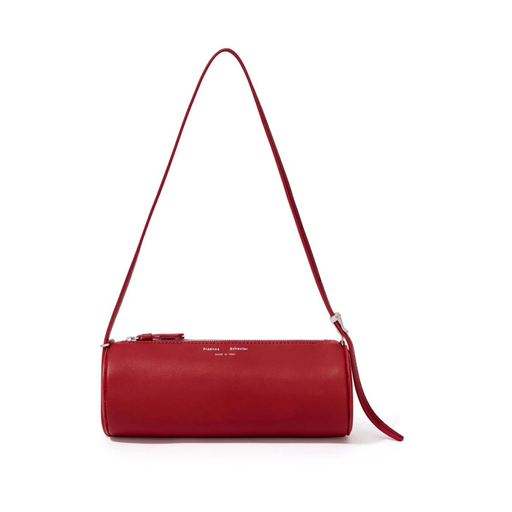 Proenza Schouler Kersenrode Lam Cilinder Schoudertas Red Dames