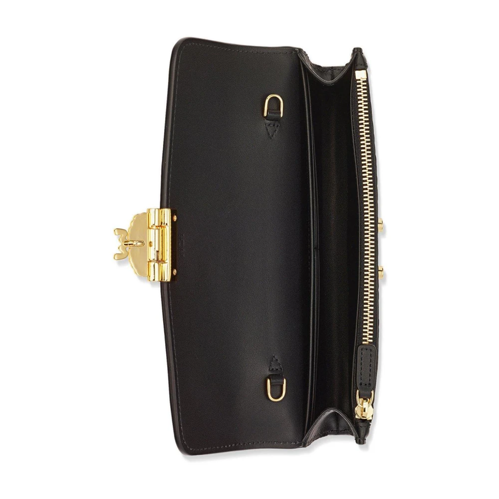MCM Tracy portemonnee met kettingriem in Visetos Black Dames
