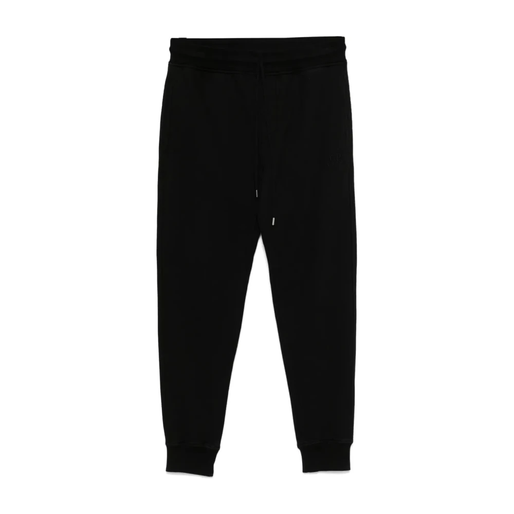 C.p. Company Men's Black Casual Cotton Jogging Trousers - Sweatpants - Xl - Trousers