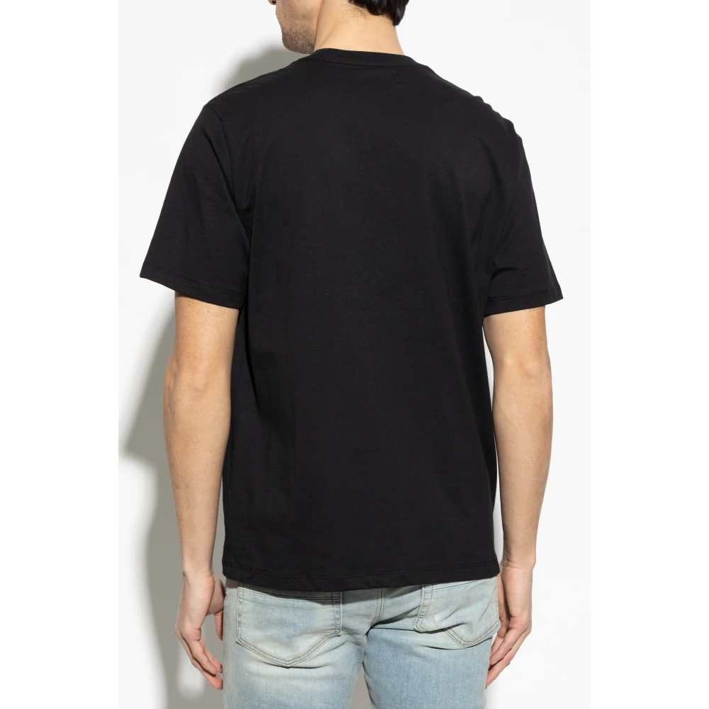 Amiri T-shirt met logo Black Heren
