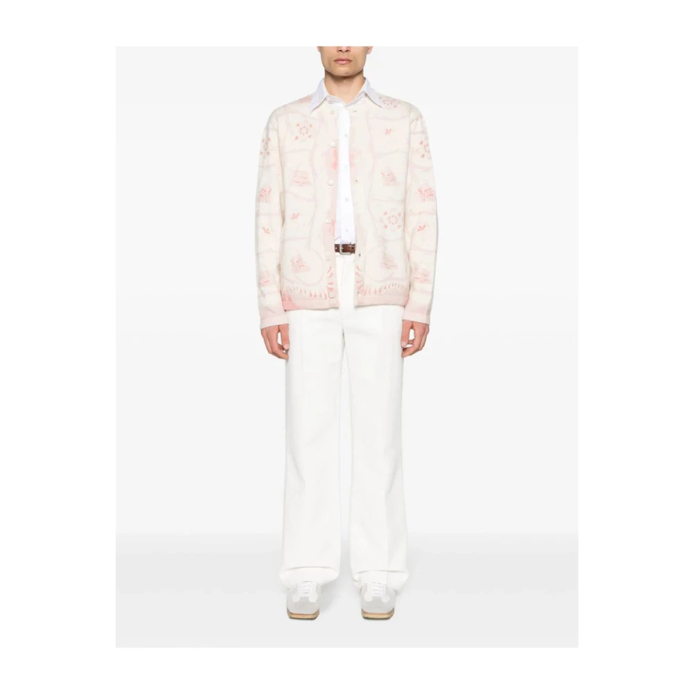 Bode Roze Room Mill Vest Pink Heren
