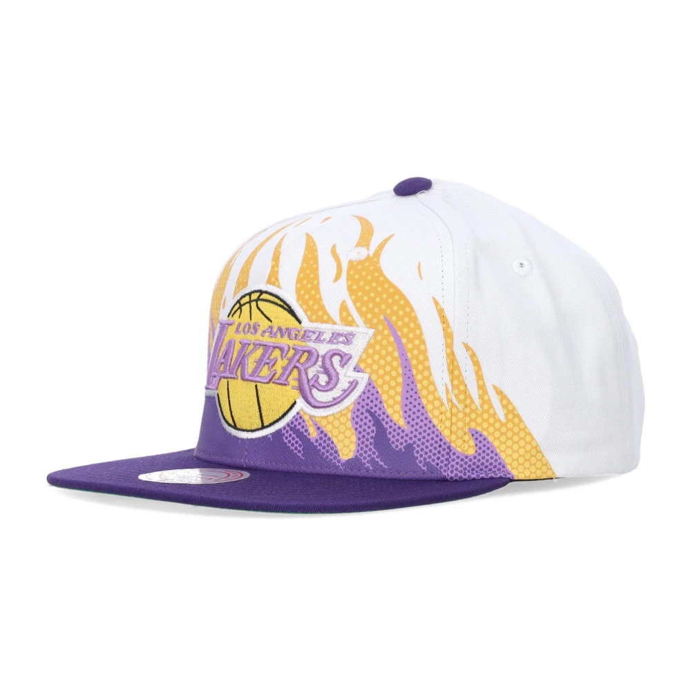 Mitchell & Ness NBA Lakers Platte Klep Pet Multicolor Heren
