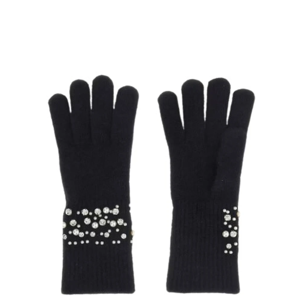 Guess Sibila Wolmix Handschoenen met Decoraties Black Dames