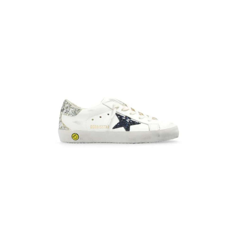 Golden Goose Vita Läderbarnskor Stjärna White, Flicka