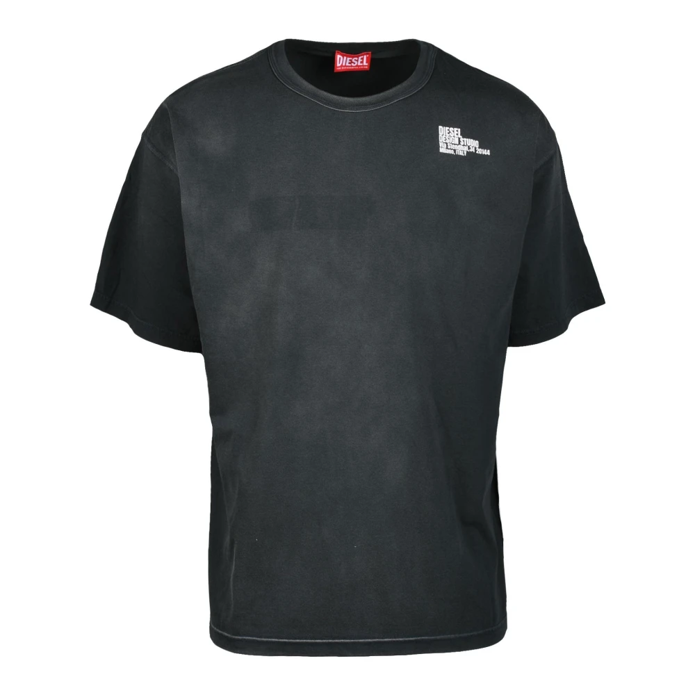 Diesel Tshirt Black Heren