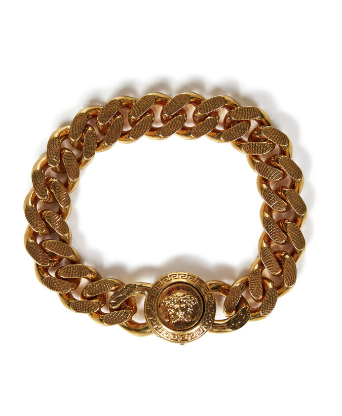 golden-chain-bracelet-with-medusa-clasp