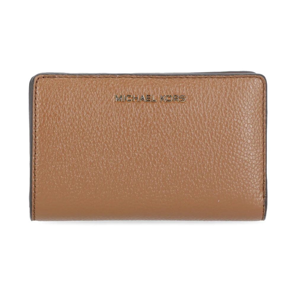 Michael Kors Bruin Leren Damesportemonnee met Munt Brown Dames