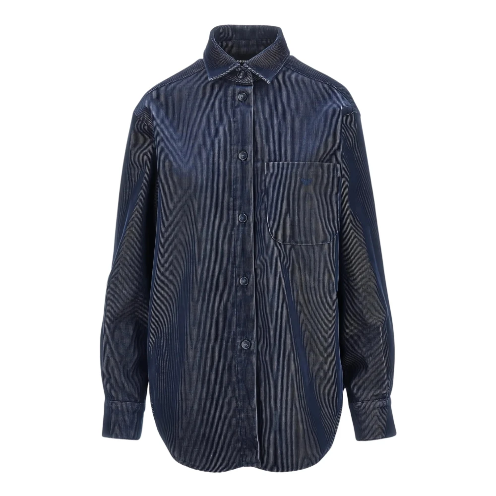 Emporio Armani Donna Blu Camicette S, New,