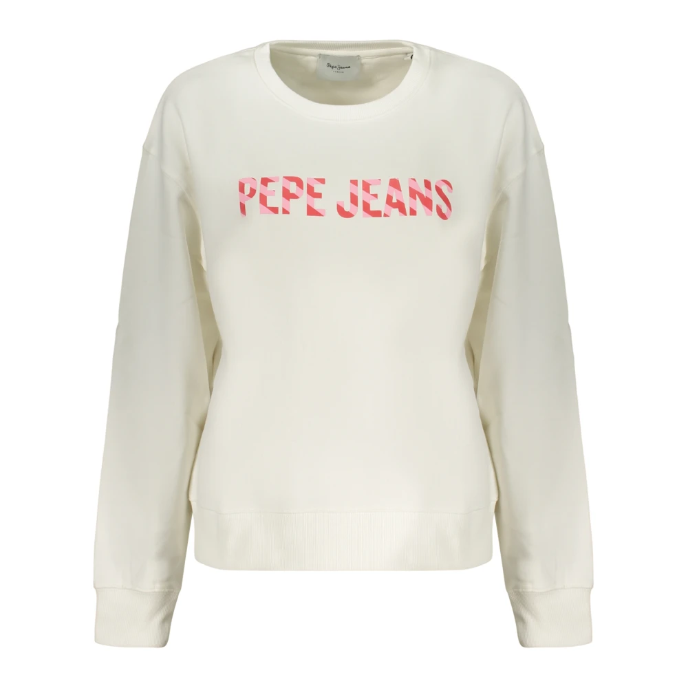 Pepe Jeans Celeste Sweatshirt - Female - Sweatshirts - White - Xs - Sweatshirts & Hoodies
