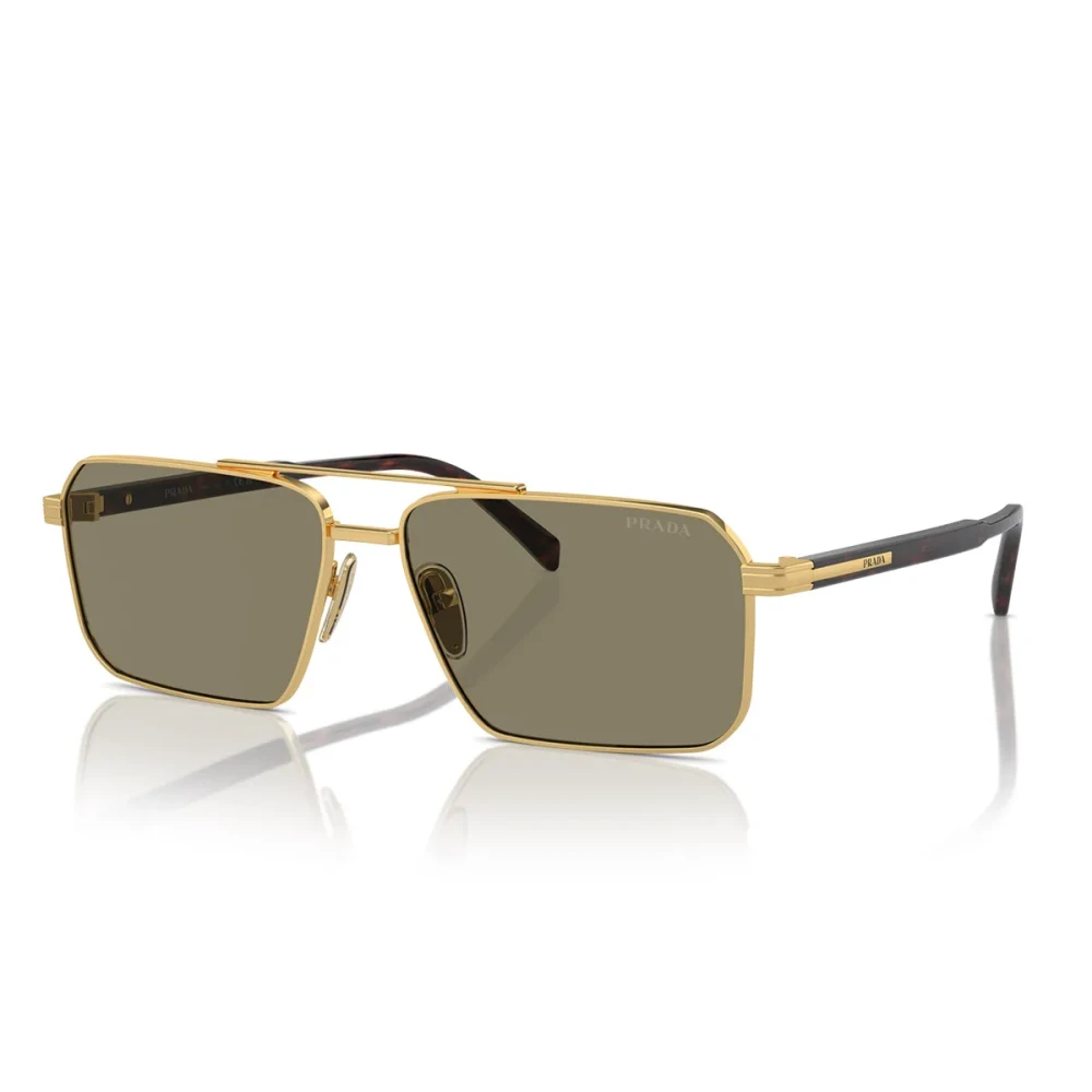 Prada Men's Brown Stylish Sunglasses With Lenses