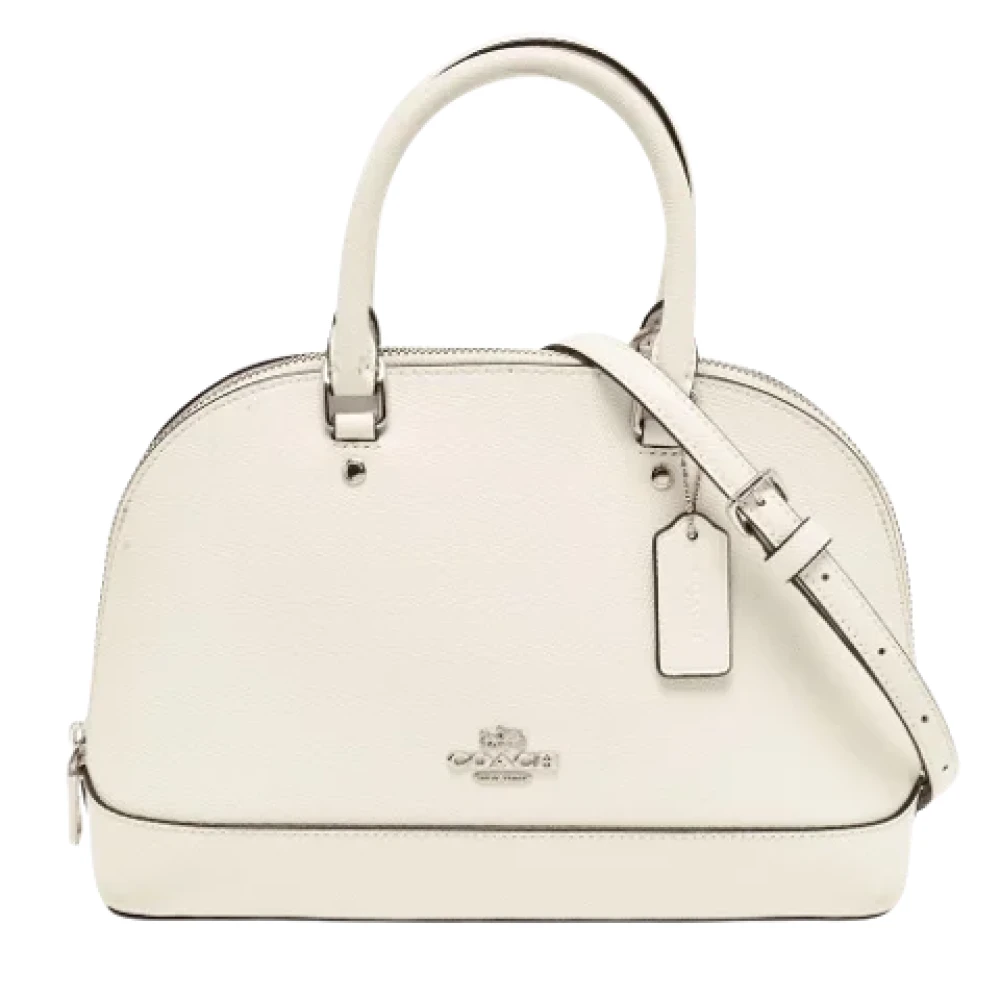 Coach Pre-owned Leather handbags White Dames