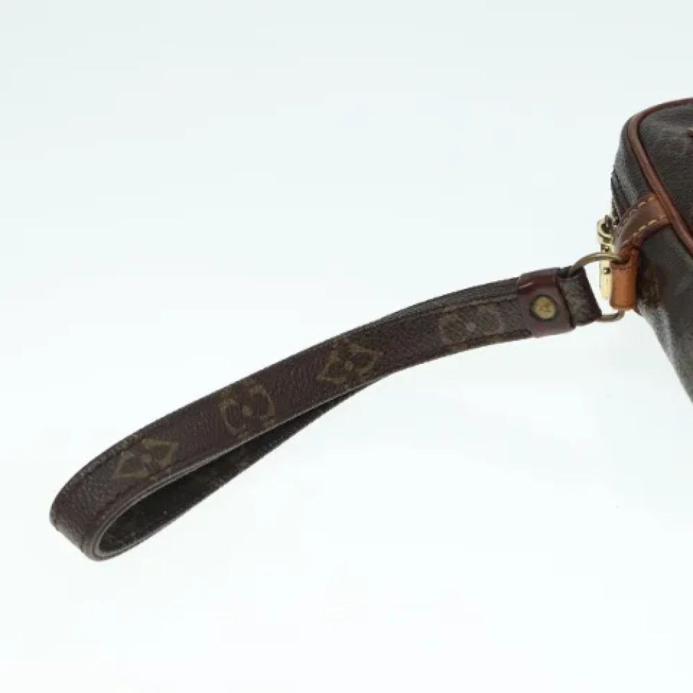 Louis Vuitton Vintage Pre-owned Canvas clutches Brown Dames
