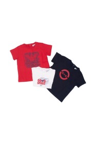T-shirt Set short sleeve with logo print