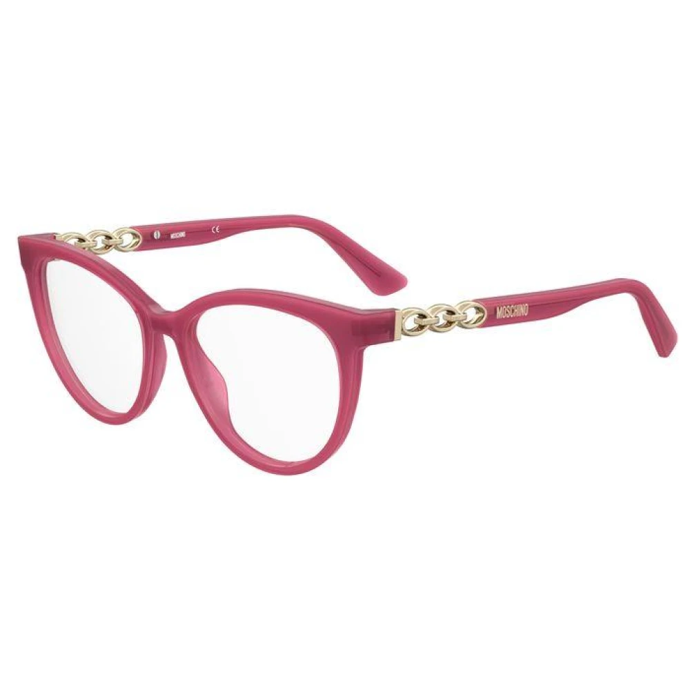 Moschino Stijlvolle Bril in Kleur 8CQ Red Dames