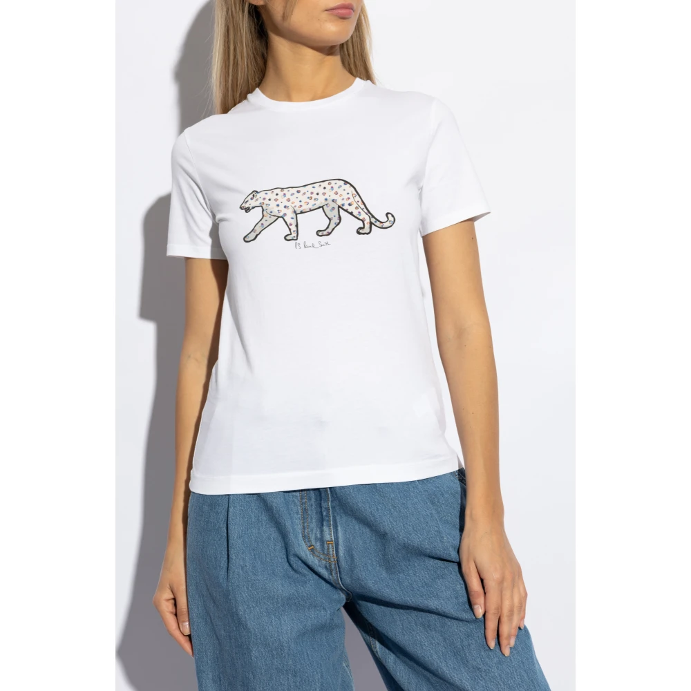 PS By Paul Smith T-shirt met print White Dames