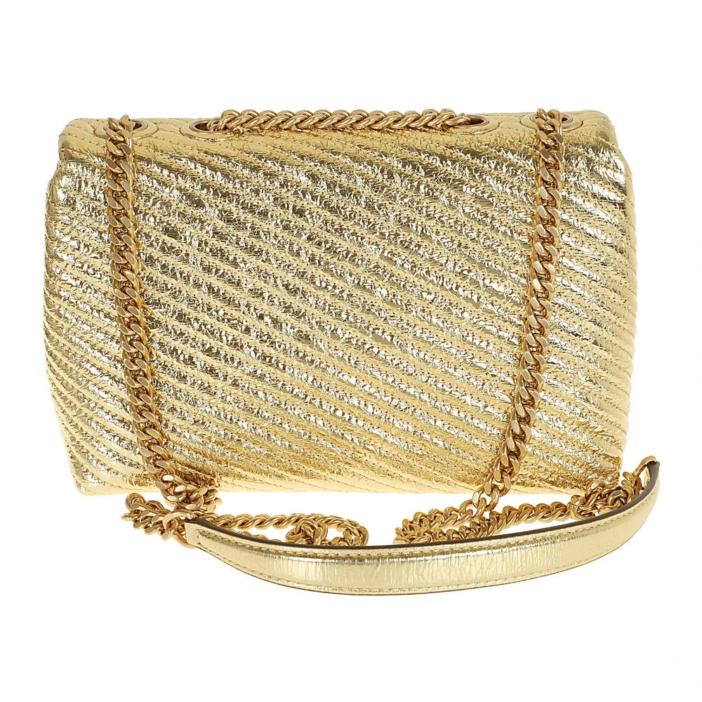 TORY BURCH Metallic Handtas voor Vrouwen Yellow Dames