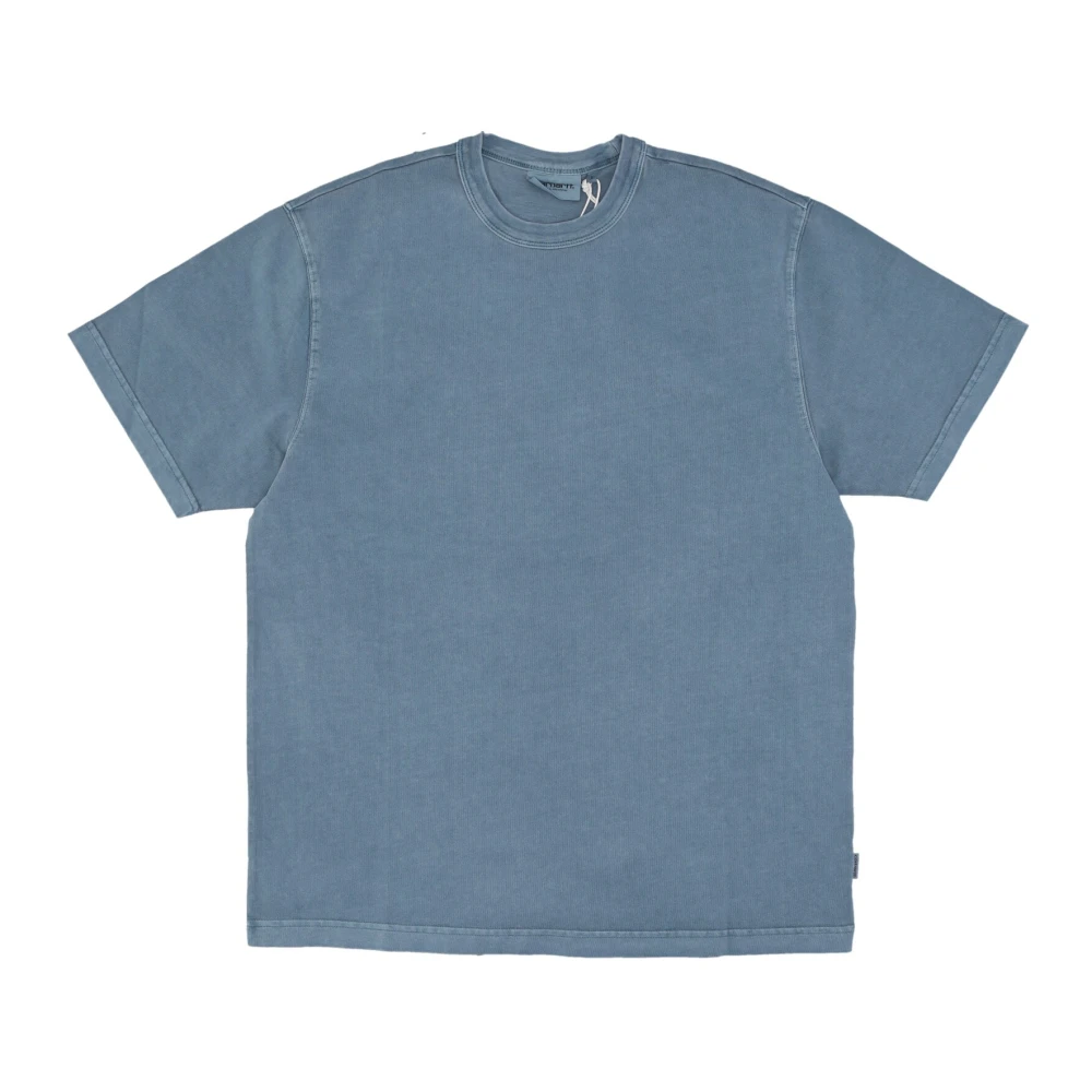 Carhartt WIP Blauwe Garment Dye Streetwear Tee Blue Heren