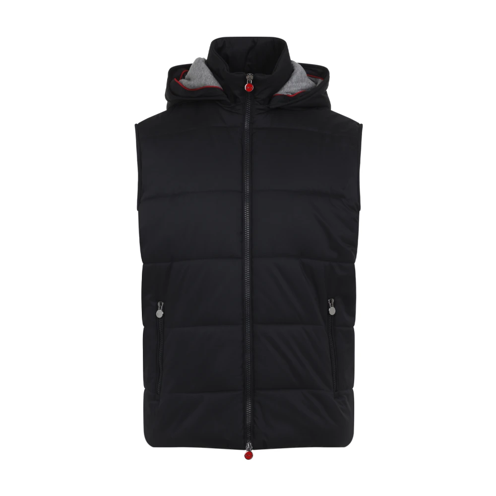 Kiton - Jackets > Vests - Black - Kiton - Modalova