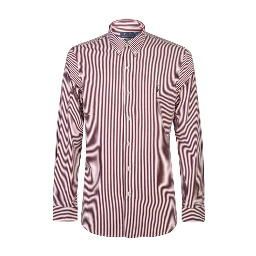 Polo Ralph Lauren Paarse Overhemden voor Mannen Aw24 Purple Heren