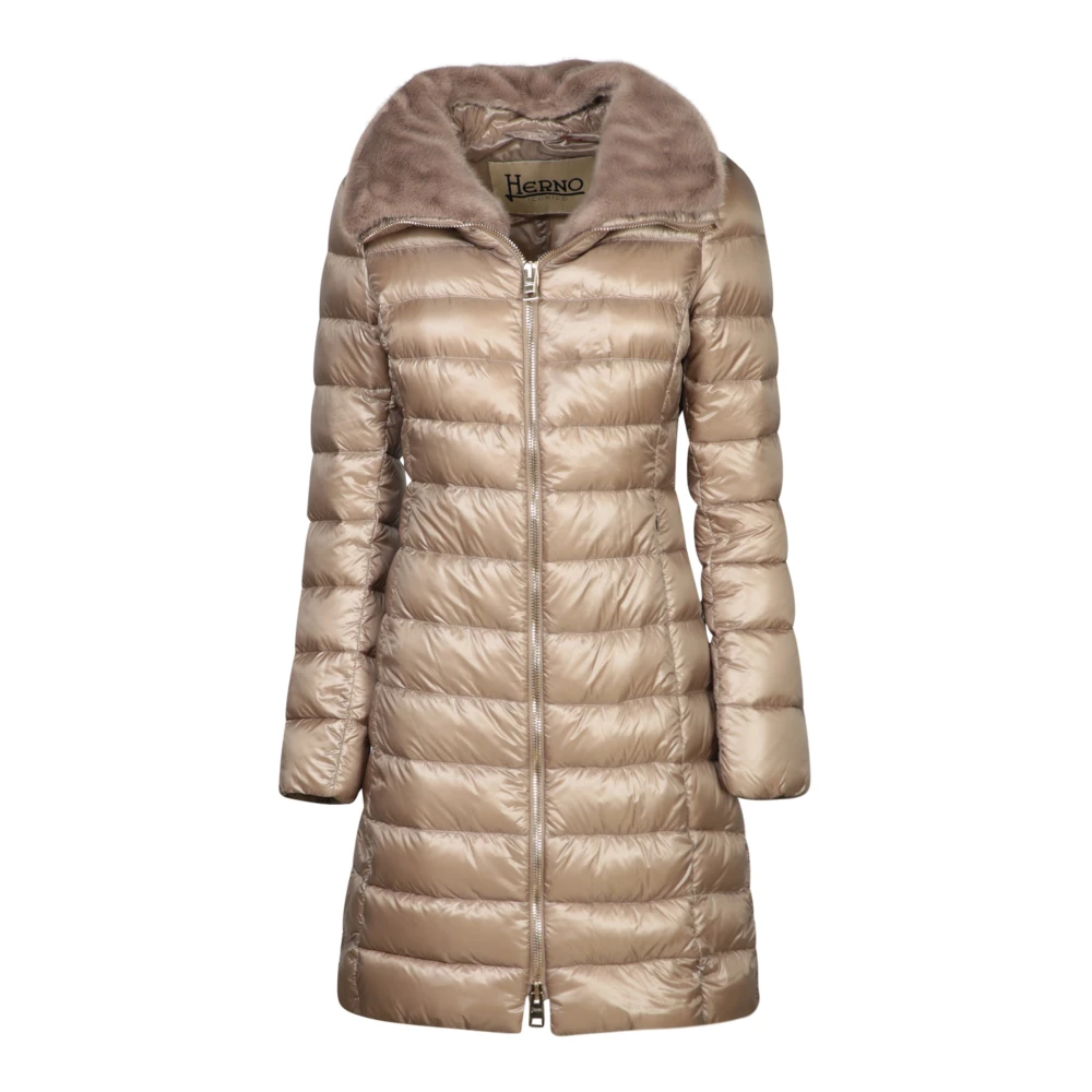 Herno - Coats > Parkas - Beige - Herno - Modalova
