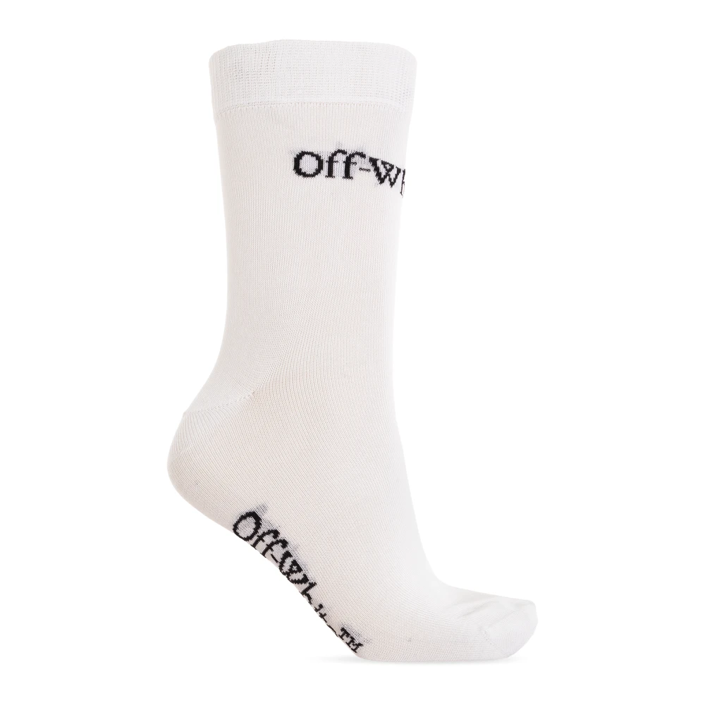 Off White Katoenen sokken White Dames