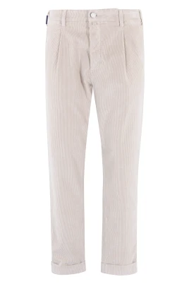 Pantalone Crop Single Pince