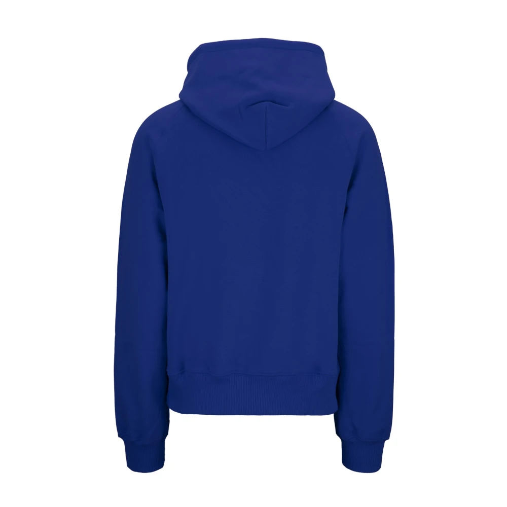 Msgm Hoodie van katoen met grafische print Blue Heren