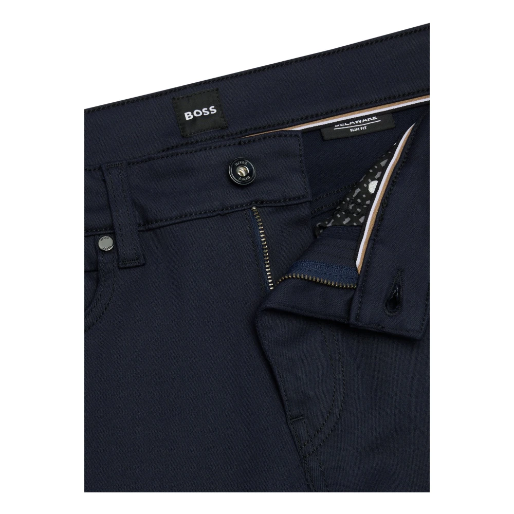 Hugo Boss Slim-fit Donkerblauwe Performance Jeans Blue Heren