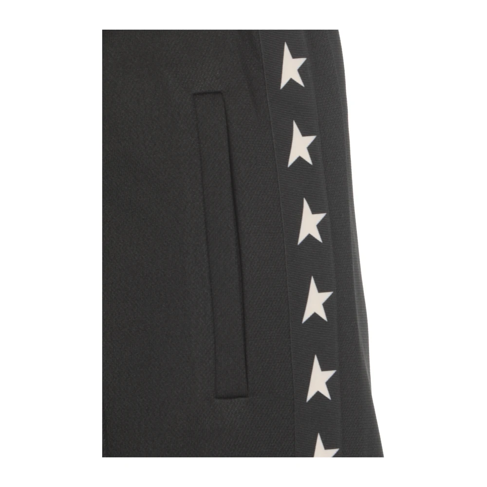 Golden Goose Star Wide Leg Jogging Pant Black Dames
