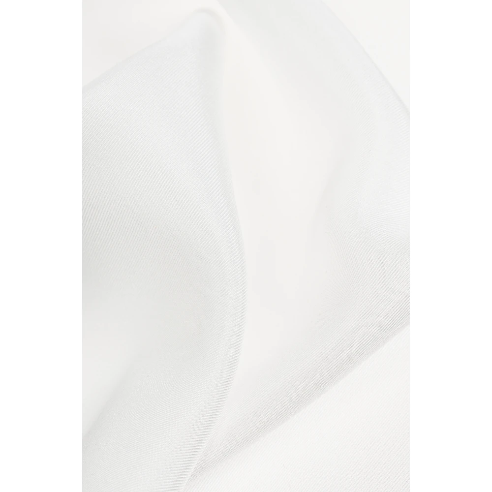 Giorgio Armani Zijden pochet White Heren
