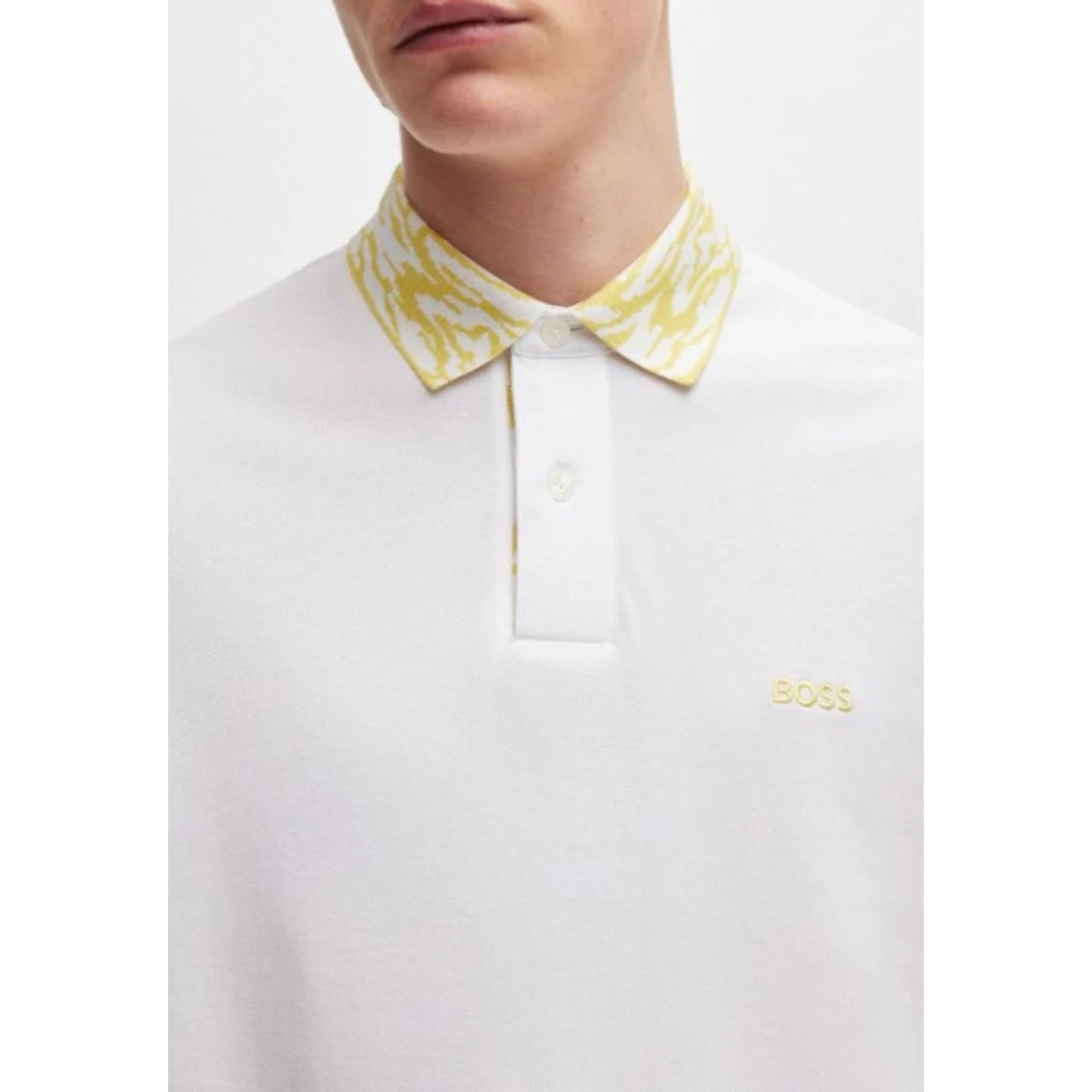 Hugo Boss Ocean Detail Polo White Heren