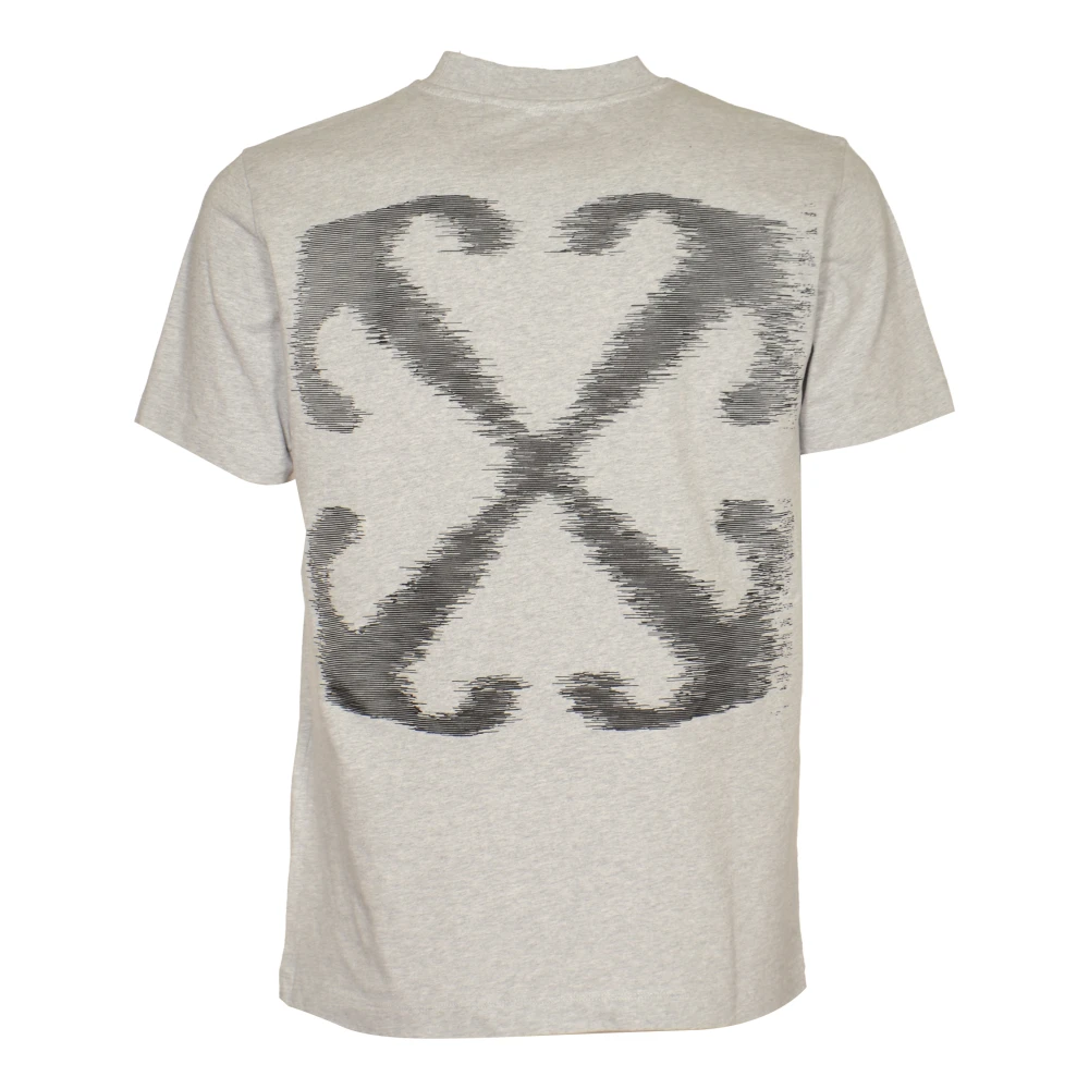 Off White Pijl Slim Tee Licht Grijs Gray Heren