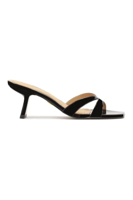 Lackerade mules med original klack