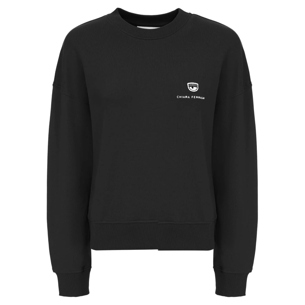 Chiara Ferragni Collection Mujer Negro Sudaderas, : 2XS