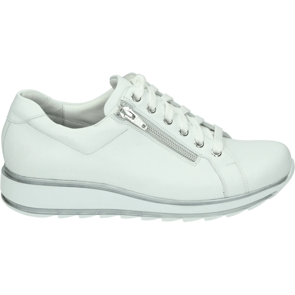 Durea Sportieve Lage Dames Sneakers Dames Schoenen Wit