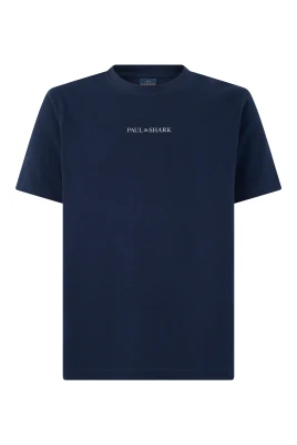 Mörkblå T-shirt i bomull