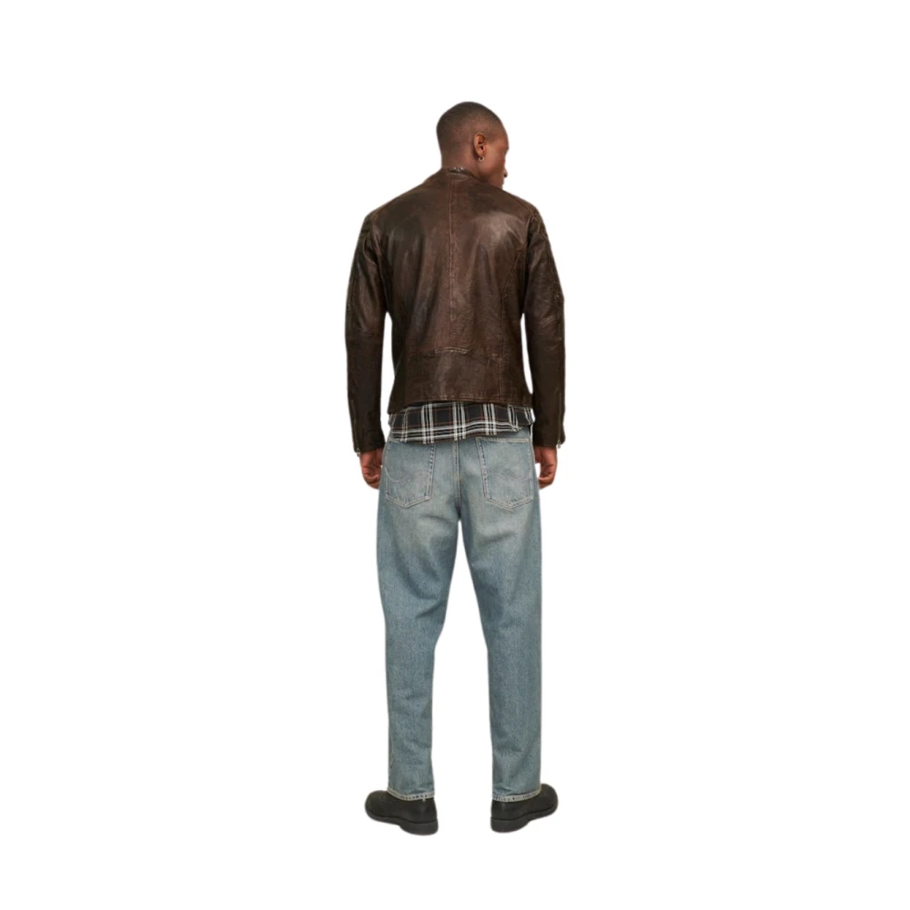 jack & jones Leren jas Brown Heren