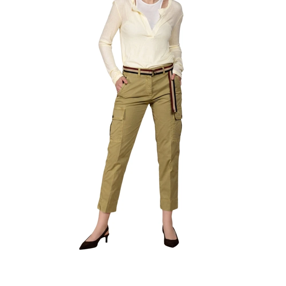 Mason's Donna Verde - Marlene Cargo - Trousers - Xs