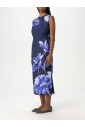 robe-midi-bleue-a-fleurs-avec-fentes