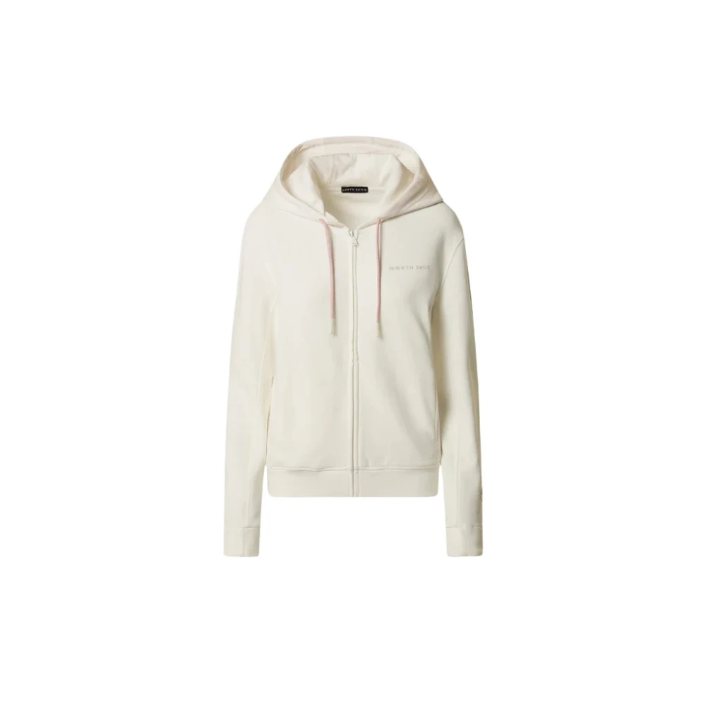 North Sails White Zip-Throughs, Female, Xs, Zip-Through Hoodie