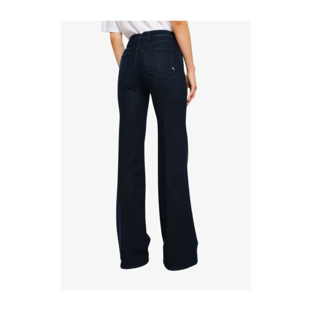 Cycle Hoge Taille Flared Jeans Blue Dames