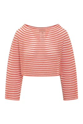Trasparent Cropped Sweater