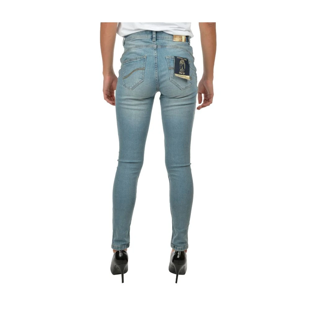 YES ZEE Elegante lichtblauwe skinny jeans Blue Dames