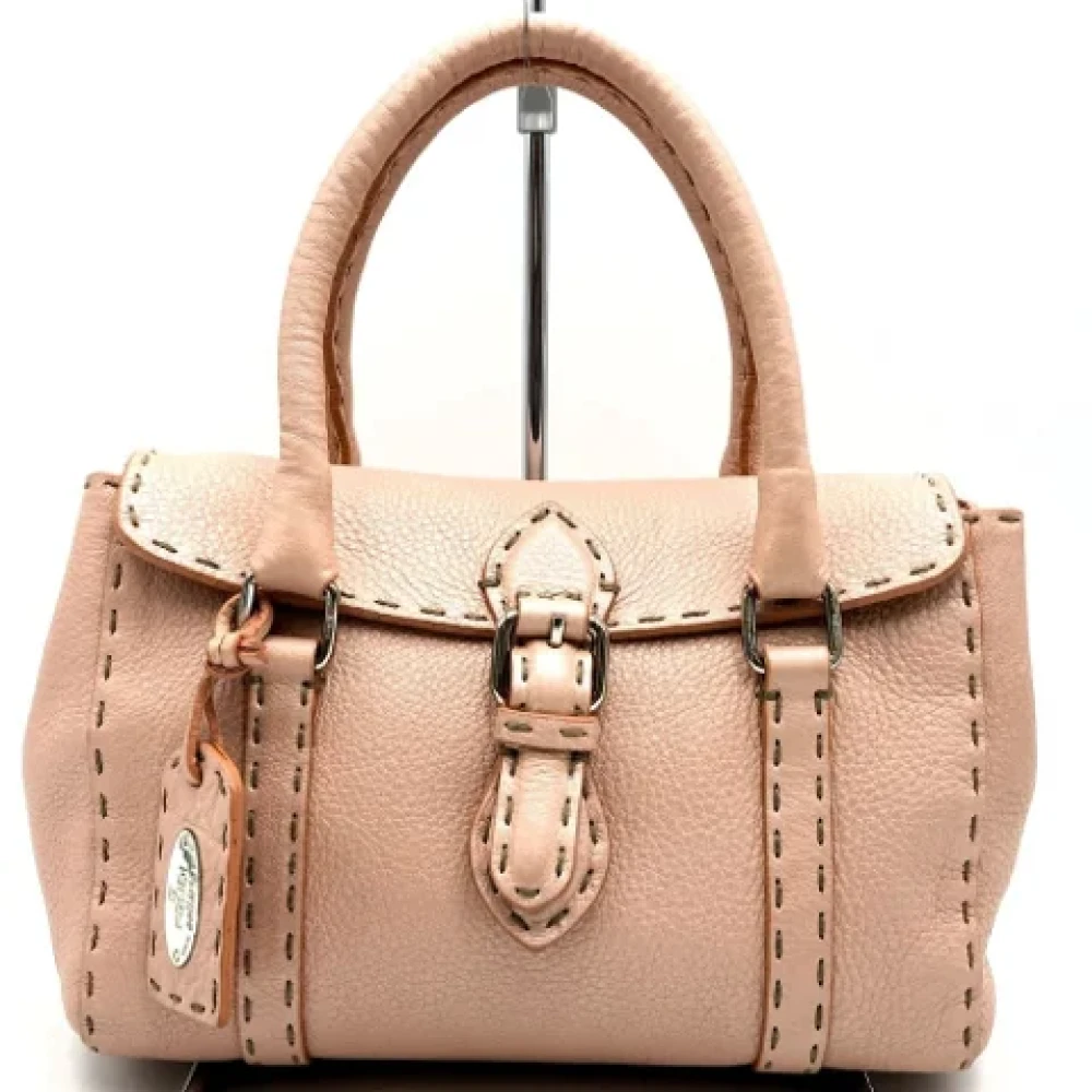 Fendi Vintage Pre-owned Leather fendi-bags Pink Dames
