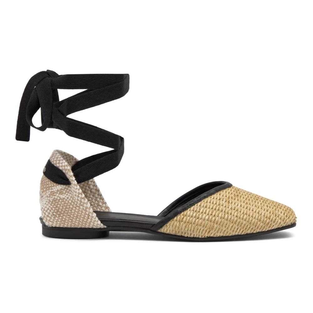 Castañer Women's Beige Flat Espadrille In Napa